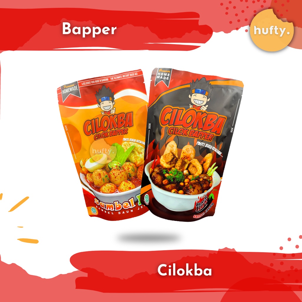 

Cilokba Cilok Bapper Baso Aci Hufty Snack