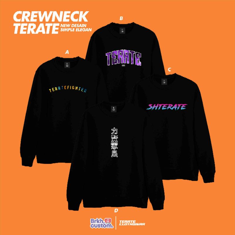 CREWNECT TERATE | JAKET TERATE | PERSAUDARAAN SETIA HATI TERATE | KAOS PSHT | PSHT