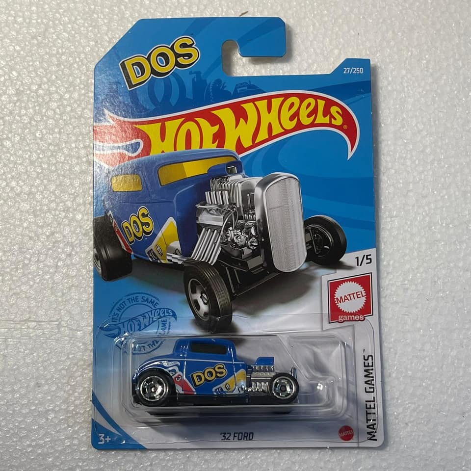 Diecast Hot Wheels 32 FORD DOS Biru HW Hotwheels Mobil Mainan Anak Original Mattel Games