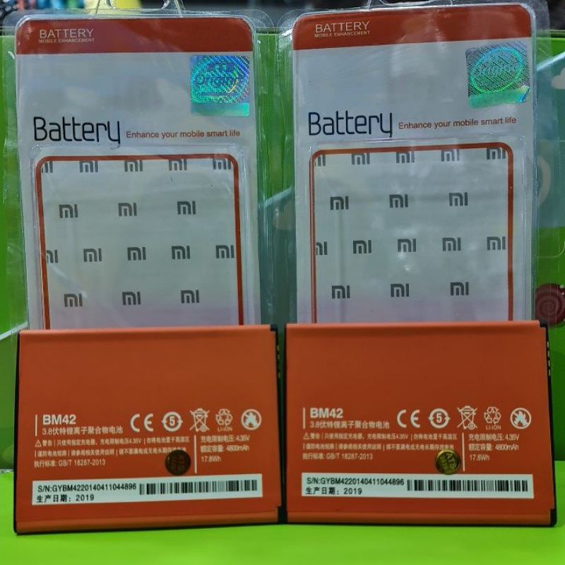 batterai battery batrai baterai Redmi note BM42