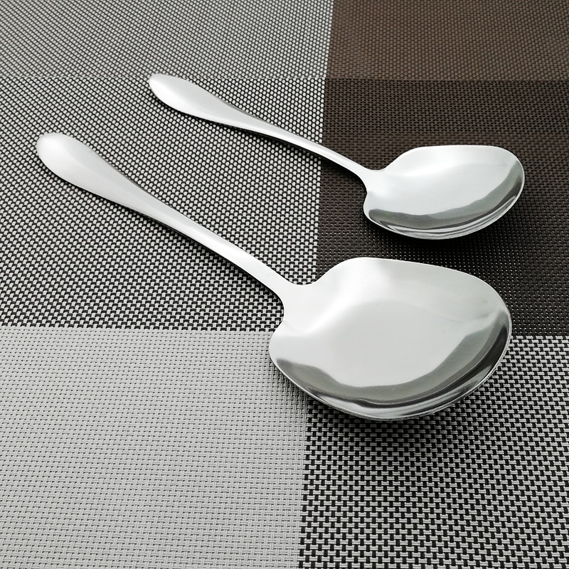 [BISA COD] PROMO Sendok Saji Isi 6 Pcs Stainless Super Tebal Service Spoon Sendok Prasmanan Sendok Pesta Premium Sendok Saji Sendok Kuah Sendok Besar Sendok Sayur Berkualitas
