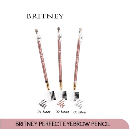 ★ BB ★  Britney Perfect Eyebrow Pencil - Pensil Alis - Eye Brow - Purbasari