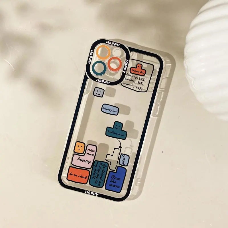 Soft case Silikon Transparan 13pro 13prm Motif Kartun Untuk iphone 11 12pro MAX 7p 8p XS MAX Xr 11 MAX 7se-se20207se-se