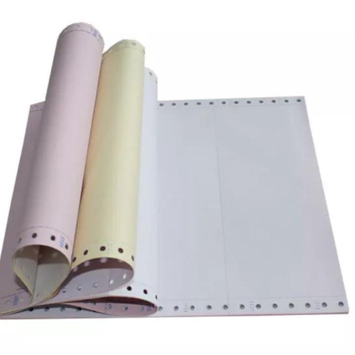 

Ayo Beli KertasCF kertas continuous form 3 Ply ukuran 9,5" x 11"/24cm x 28cm/A4 Kertas Komputer Berlubang printer dotmatrix D0S..