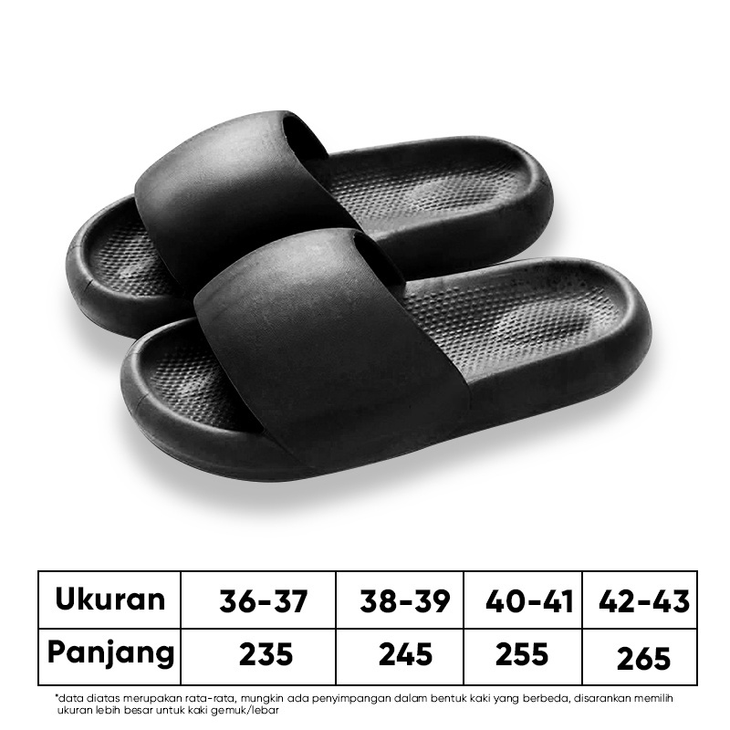 Lazy Bear Sandal Jelly Wanita / H02 Slipper Strap Comfy / Sandal Rumah / Kamar Mandi Anti Slip Sendal Jelly Wanita Korea