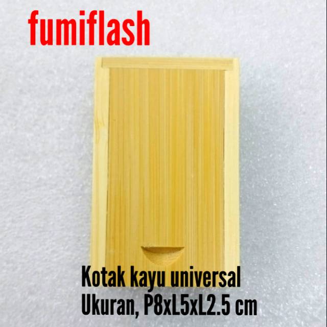Box Kotak kayu bambu universal