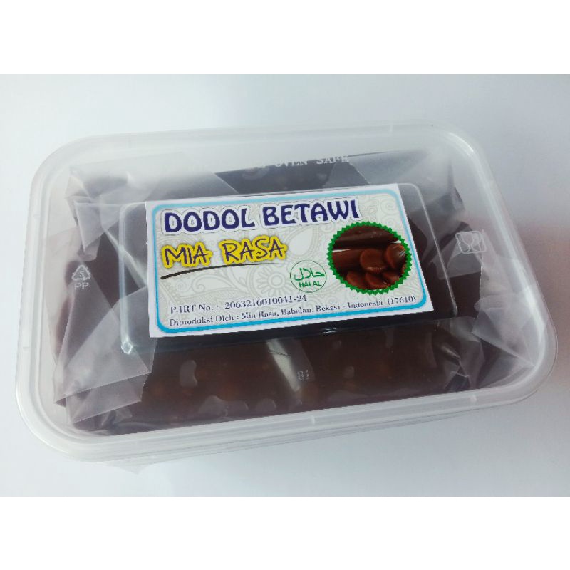 

Dodol / jenang original ketan asli, Dodol terbaik asli betawi 500 gram.