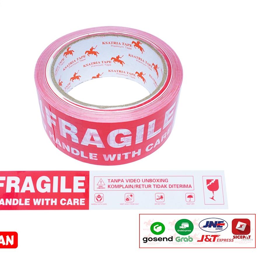 

ゲ Lakban OPP Tape / Lakban Fragile KSATRIA Tape 45mm x 80 Yard produck terlaris