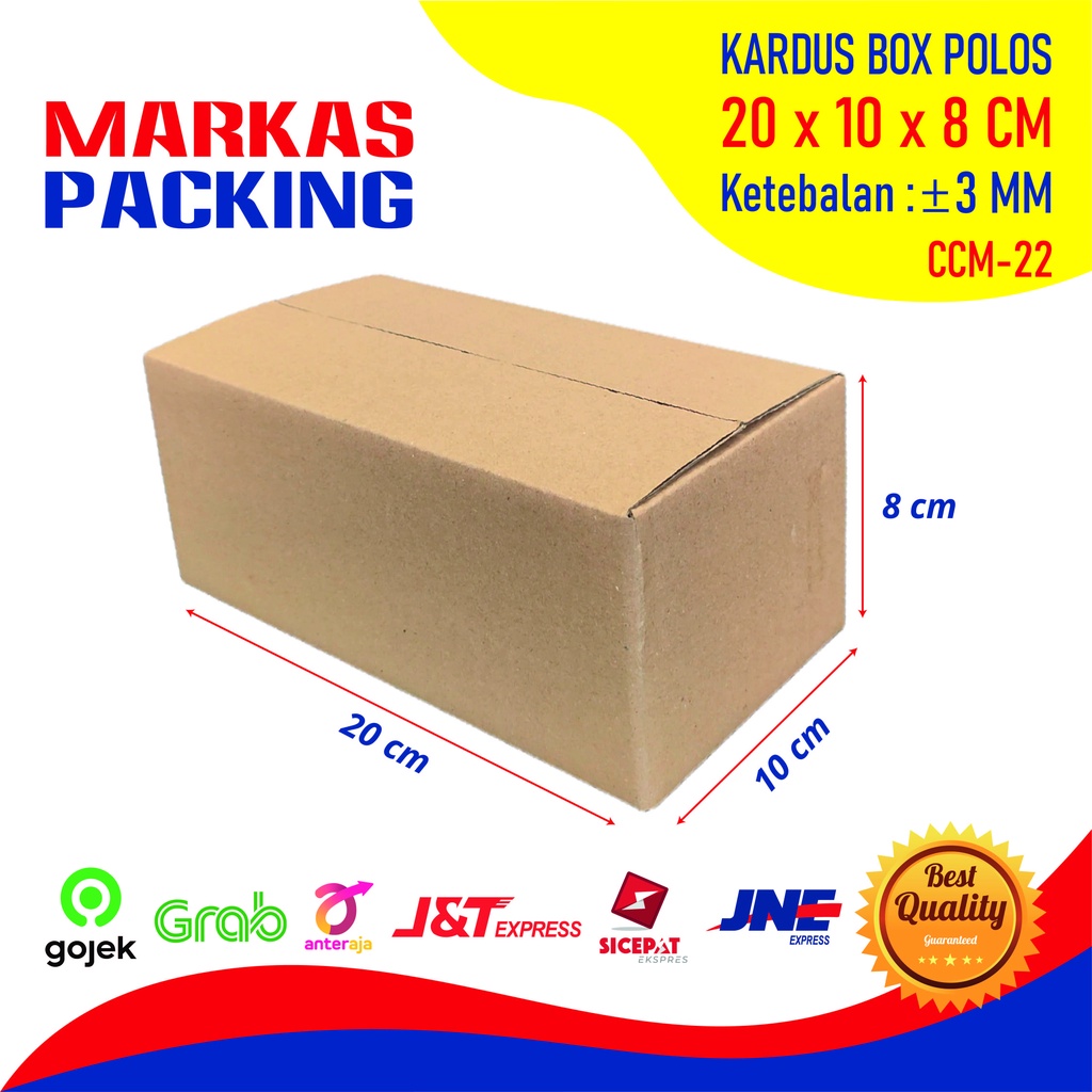 

Kardus Karton Box 20x10x8 CM Kotak Dus Packing Packaging Polos