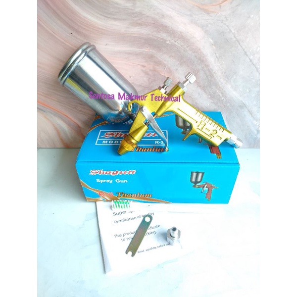 NRT PRO R2 Spray Gun Spraygun Semprot Angin Cat Tabung Atas 200 CC