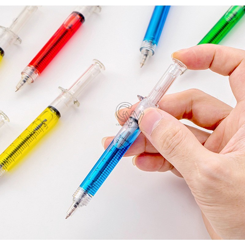 Cheaper-Pena Bentuk Suntikan Pulpen Suntik Injection Pen Pena Gel Suntik Pulpen Gel Suntik Pena Murah