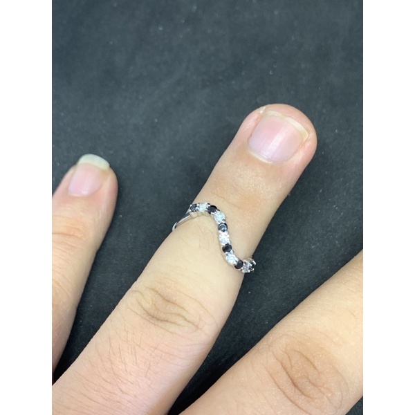 cincin emas asli kdr 750 campuran permata hitam