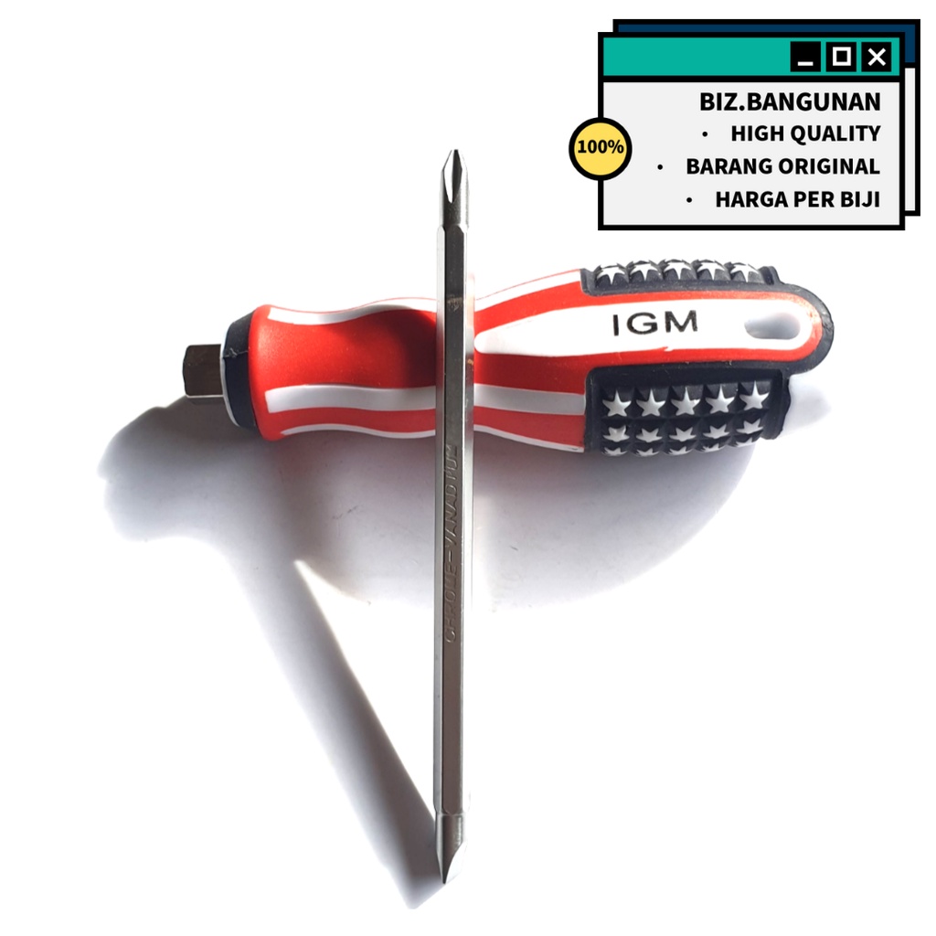 OBENG BOLAK BALIK USA IGM 4&quot; 2WAY - PLUS MINUS AMERIKA