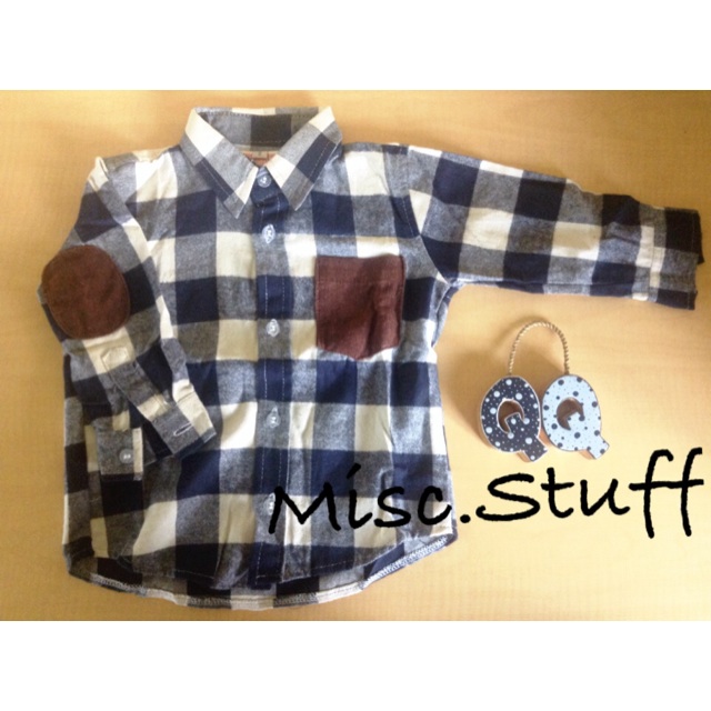 Kemeja Flanel Jump.inc- navy