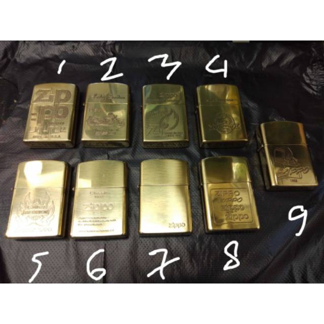 KOREK ZIPPO GOLD DENTING 2x