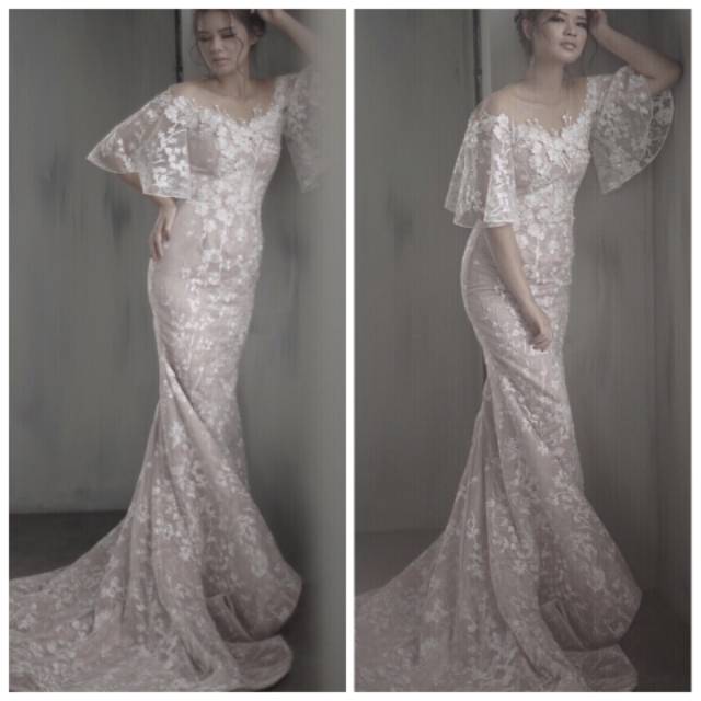 Lace Perancis Paris 3d Bordir Full Mewah French Embroidered