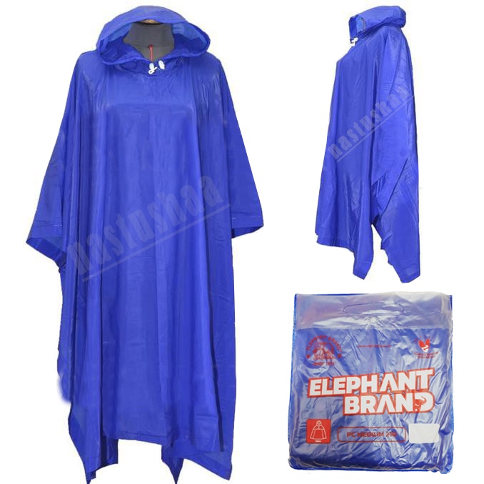 TERBARU! Jas Hujan Ponco lengan Kelelawar Premium Elephant Gajah / Jas Hujan Poncho Murah / Mantel Murah / Jas Hujan Kalong terlaris / Jas Hujan Dewasa Raincoat Pria Wanita / Jas Hujan Terusan Bayar di tempat