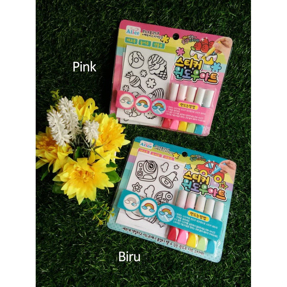 

SET STICKER MEWARNAI + Tinta timbul 3D - Mainan Edukatif Kreatif