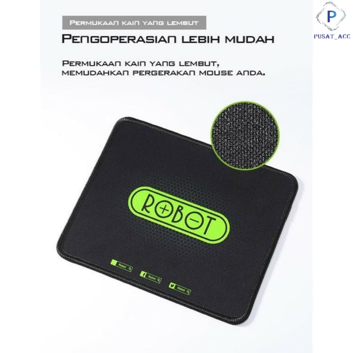 Mousepad Mouse Pad Robot MP01 Anti Selip- tatakan Mousepad Robot original