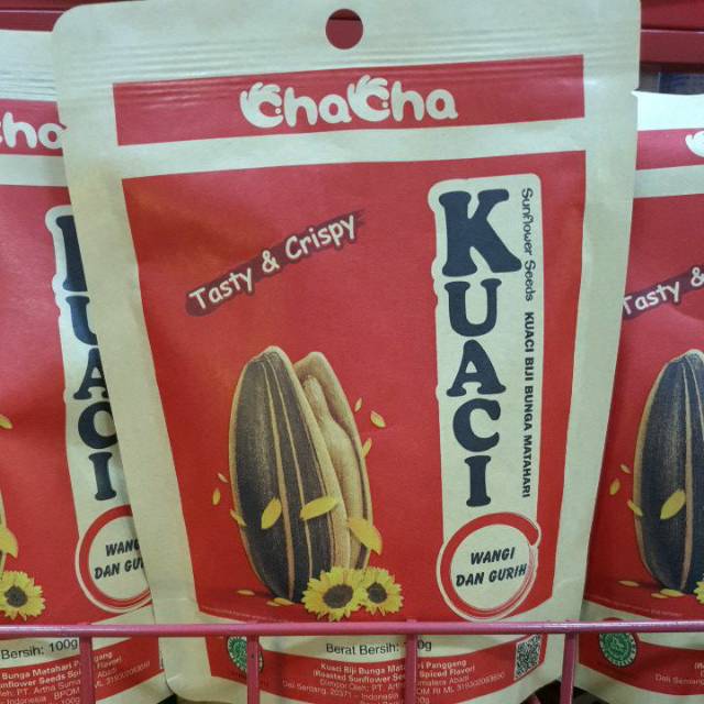 

Kuaci Biji Bunga Matahari Cha Cha 100gr / 220gr