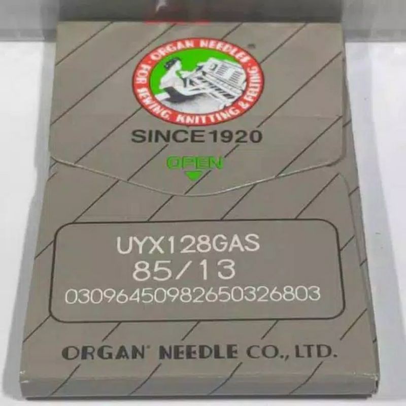 UY×128GAS 85/13 Jarum Overdeck/Kam/Kamkut Original