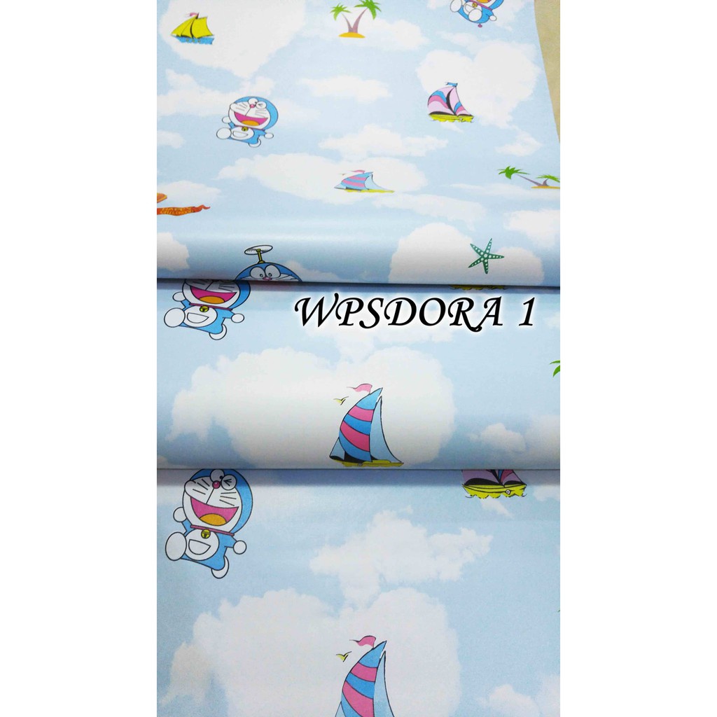 METH WPSDORA1 DORAEMON IN THE SKY WALLPAPER STICKER WALPAPER DINDING STICKER DINDING STIKER HIASAN D