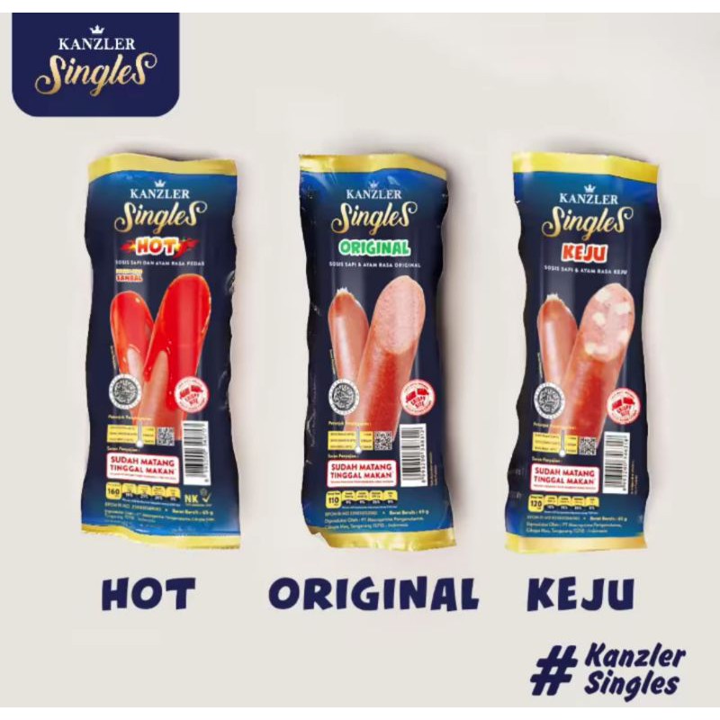 

Sosis Kanzler Singles ORIGINAL, KEJU, HOT, GOCHUJANG