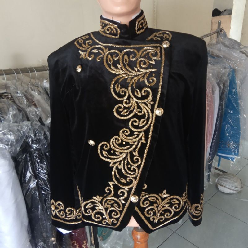 Beskap Cekak model Jogja/ Takwo /jas akad