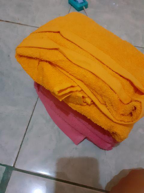 Rc Promo Beli Handuk Mutia Jumbo Tebal Warna Orange Uk 65×140 Free Warna Pink