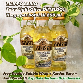 Filippo Berio Extra Light Olive Oil Eloo Mpasi Minyak Zaitun Untuk Menumis Makanan Bayi Shopee Indonesia