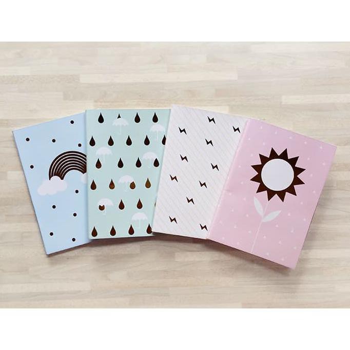 

Buku Tulis Diary Kecil Lapis Emas Weather Jotter A6 Isi 4Pcs Atk Pee19 Teresale95
