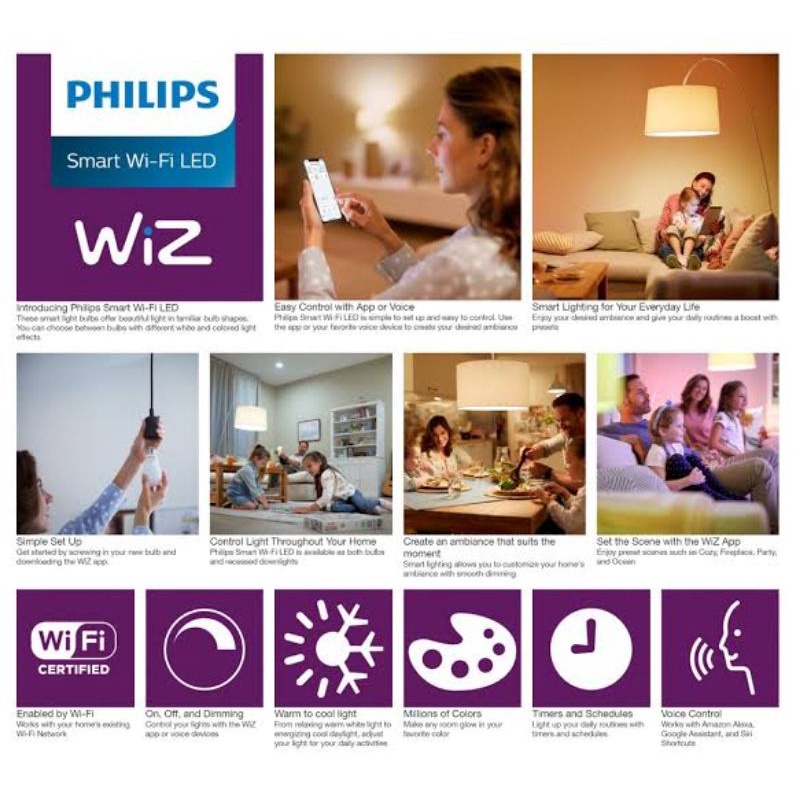 Philips Wifi Led Bulb kontrol jarak jauh