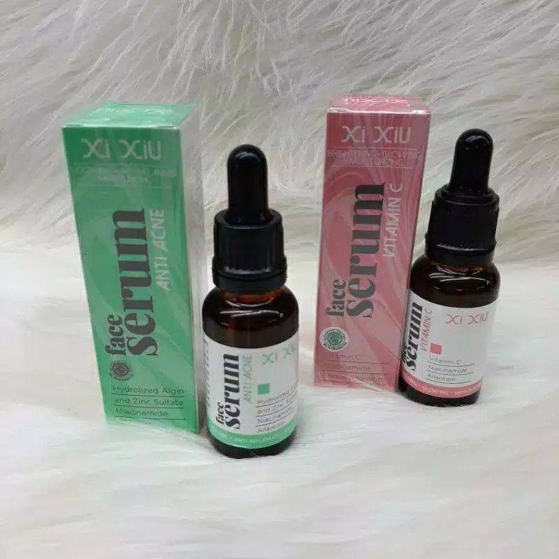 XI XIU Serum Wajah Xi Xiu Face Serum Anti Acne &amp; Serum Vitamin C - 20ML
