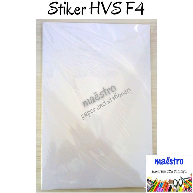 

Kertas Stiker Hvs F4 / Kertas Stiker Doff / Kertas Stiker Matte F4