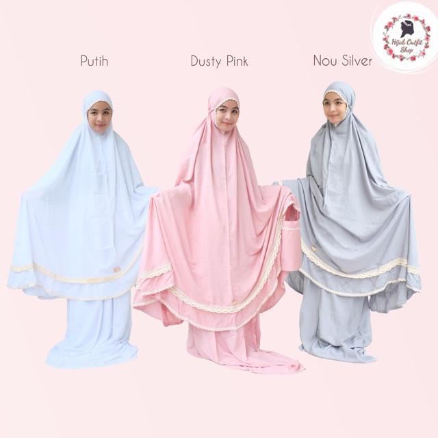 MARDIA PRAYER SET / MUKENA RENDA KATUN RAYON