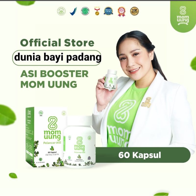 Mom Uung Asi booster 30 kapsul &amp; 60 kapsul / Pelancar asi natural