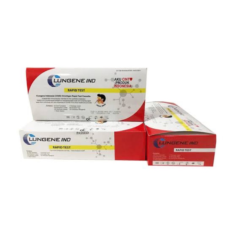 Lungenes Merah Putih Merput AKD Swab isi 25 PCS Original antigen
