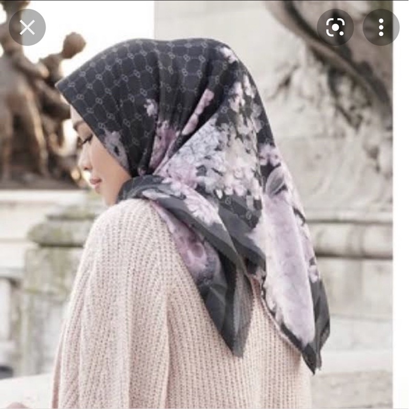 Buttonscarves hydrangea noir