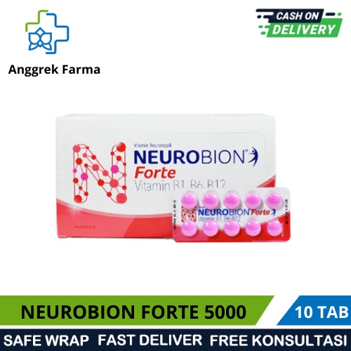 NEUROBION FORTE 5000/VITAMIN NEUTROPIK ATAU VITAMINSYARAF/KANDUNGAN VIT B KOMPLEKS