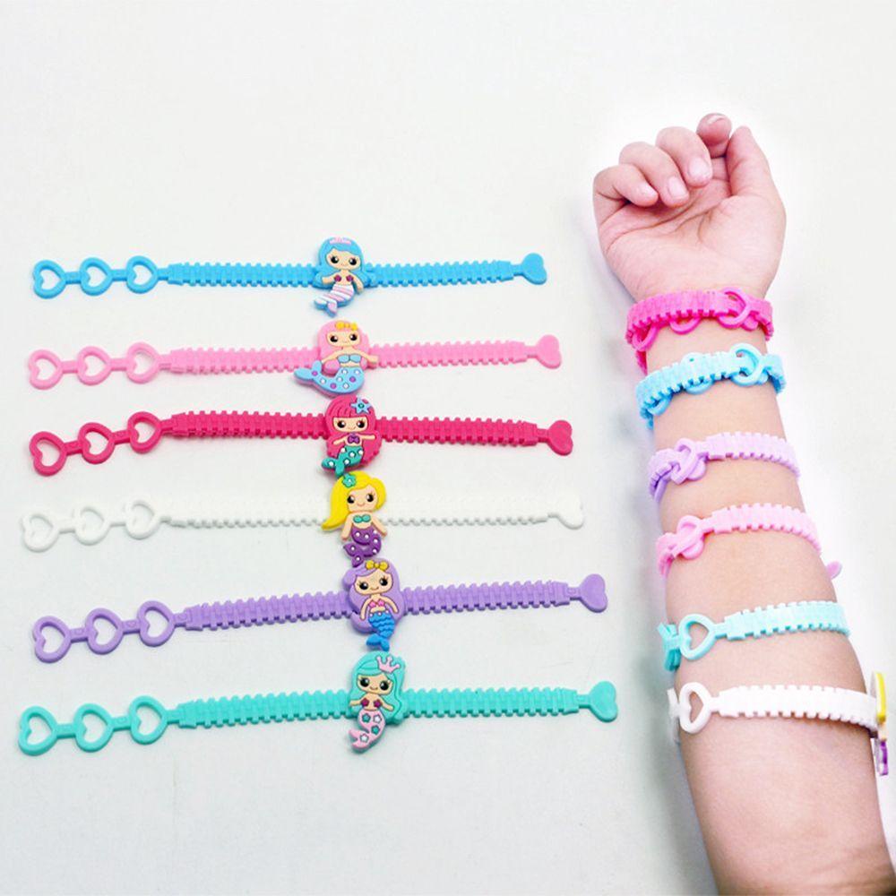 Lanfy Dekorasi Mermaid Baby Shower Bangle Warna-Warni Untuk Nikmat Anak