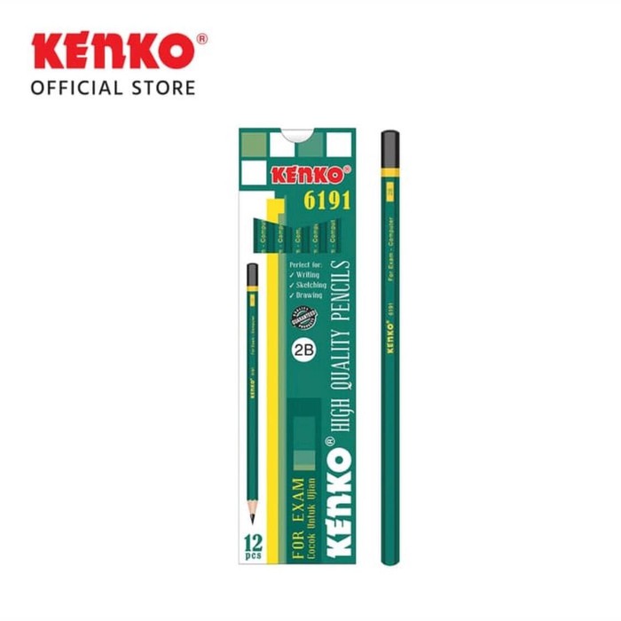 

[PACK] PENSIL 6191 2B KENKO Murah !