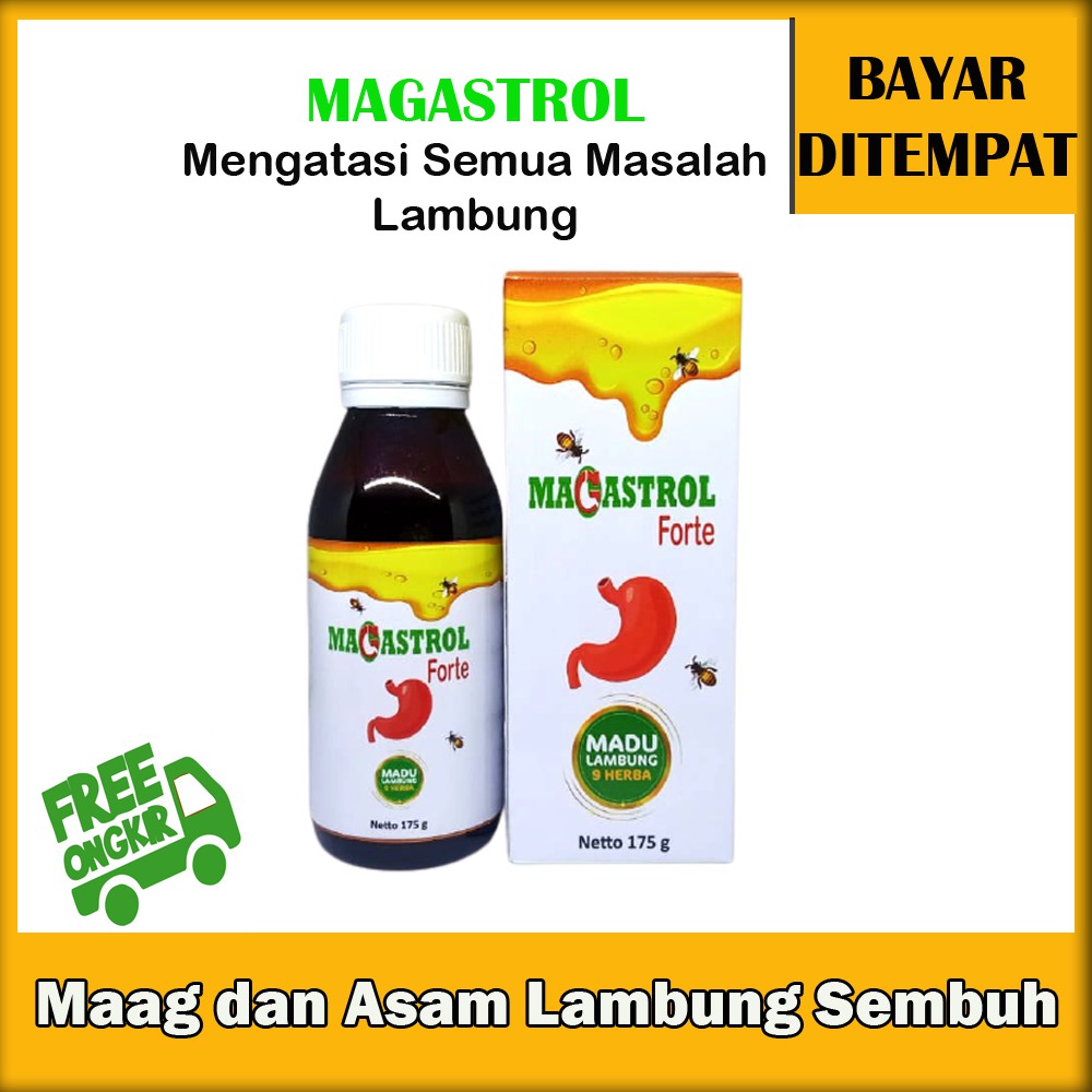 Magastrol Forte - Madu Magastrol Obat Asam Lambung Obat Maag dan Gerd 100% Original