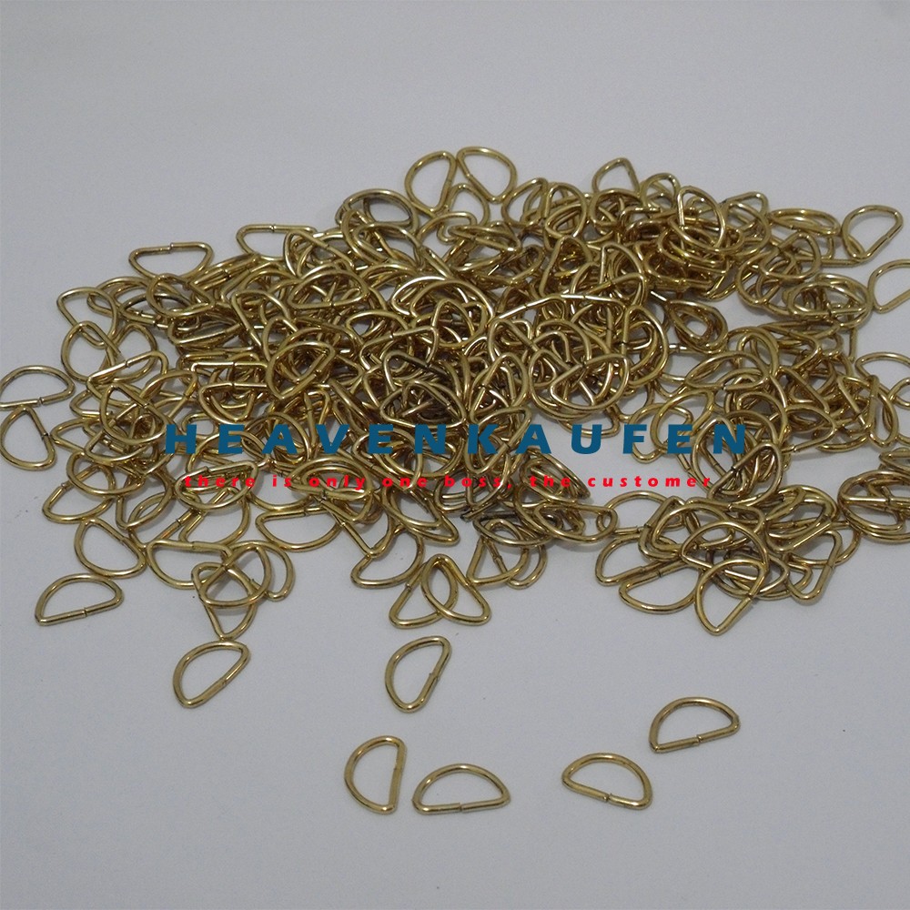 Ring D Gold/Emas 1 cm Untuk Ring Gelang Dll 100 pcs