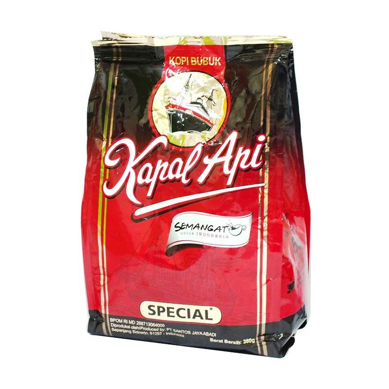 

KOPI KAPAL API SPECIAL / KOPI BUBUK INSTANT KAPAL API SPECIAL / KOPI HITAM KAPAL API SPECIAL [BAG 380G X1PC]