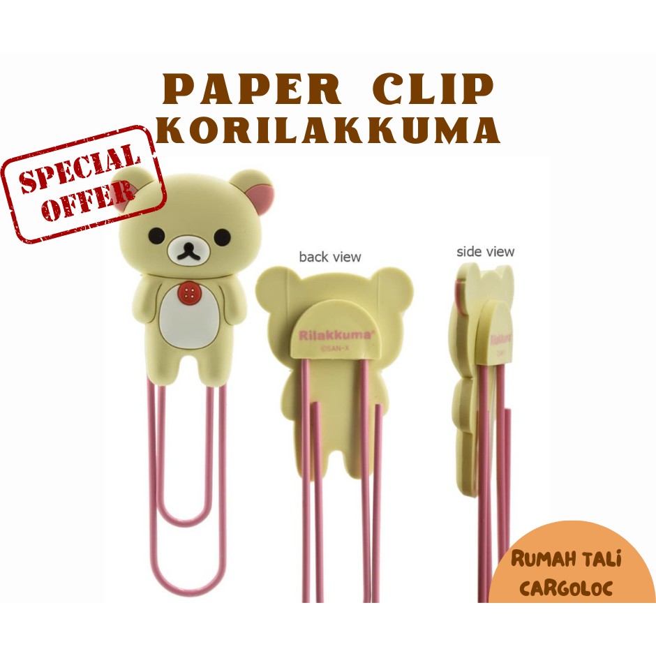 

Klip Kertas Paper Clip SAN X KORILAKKUMA