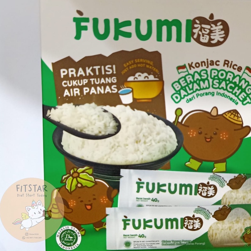 

FUKUMI BERAS PORANG per sachet (40 gram)