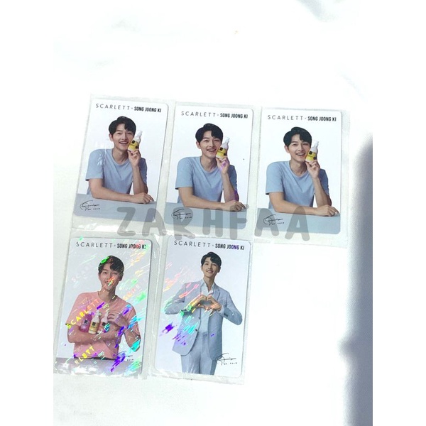 Photocard Song Joong ki scarlett photocard kpop