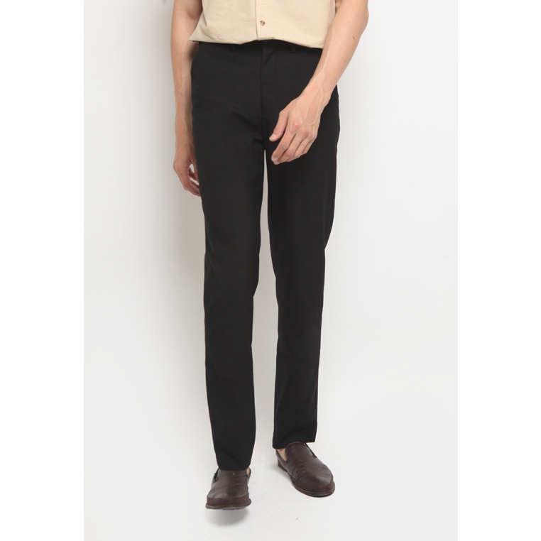 The Executive Regular Fit Formal Pants Black