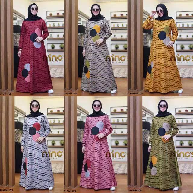 Gamis polkadot ORI Ninos