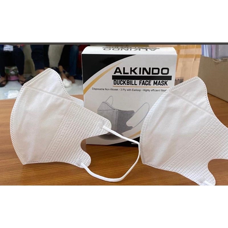 masker duckbill alkindo seperti model sensi isi 25pcs/ masker duckbill korea